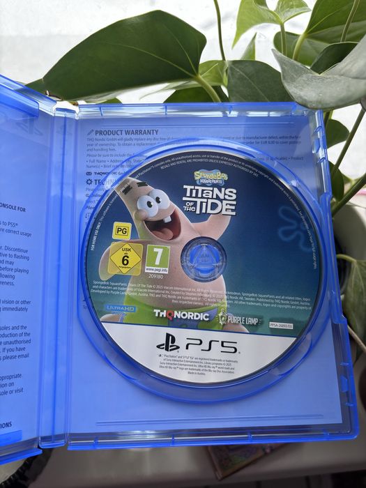 Продам диск Spongebob titans tide PS5
