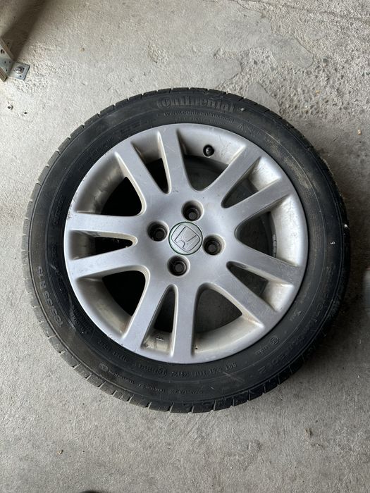 Set roți complete (jante aliaj Honda + anvelope Continental) - 185/55 R15