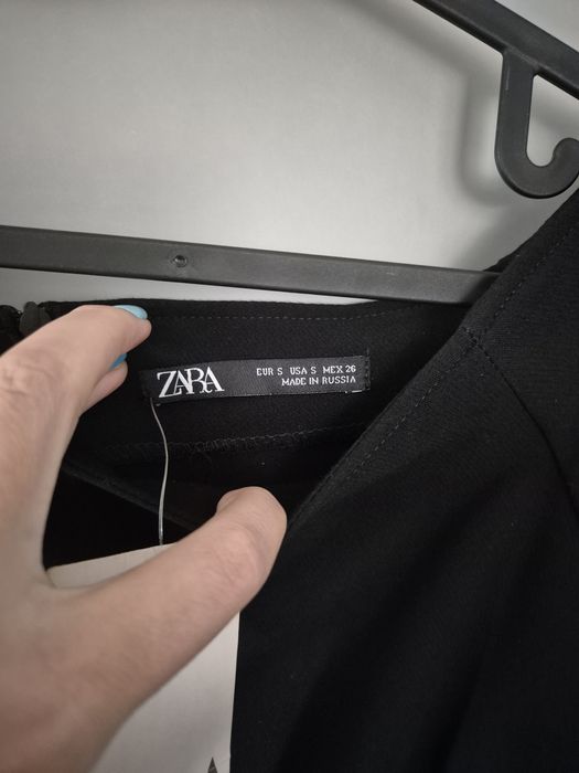 Rochie neagra office Zara noua cu etichetă masura S