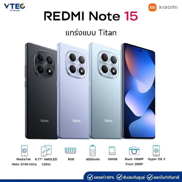 Xiaomi redmi note 15 1 yil garantiya