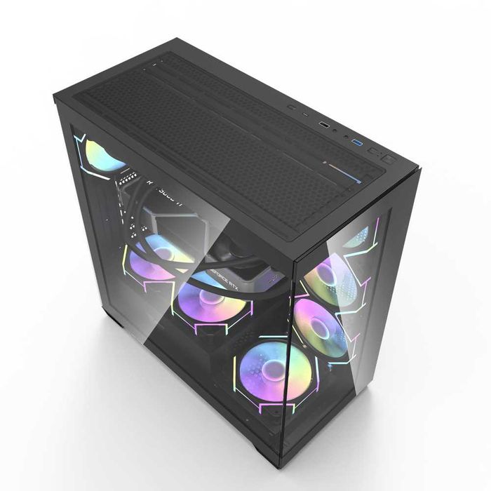 ' Корпус для ПК darkFlash DS900 BLACK (ATX, Без вентиляторов)