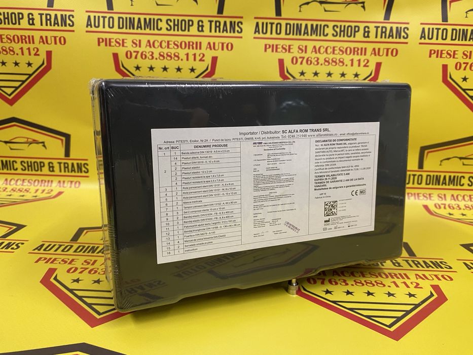 Trusa medicala auto sigilata valabila 02 2030 omologata autorizata RAR