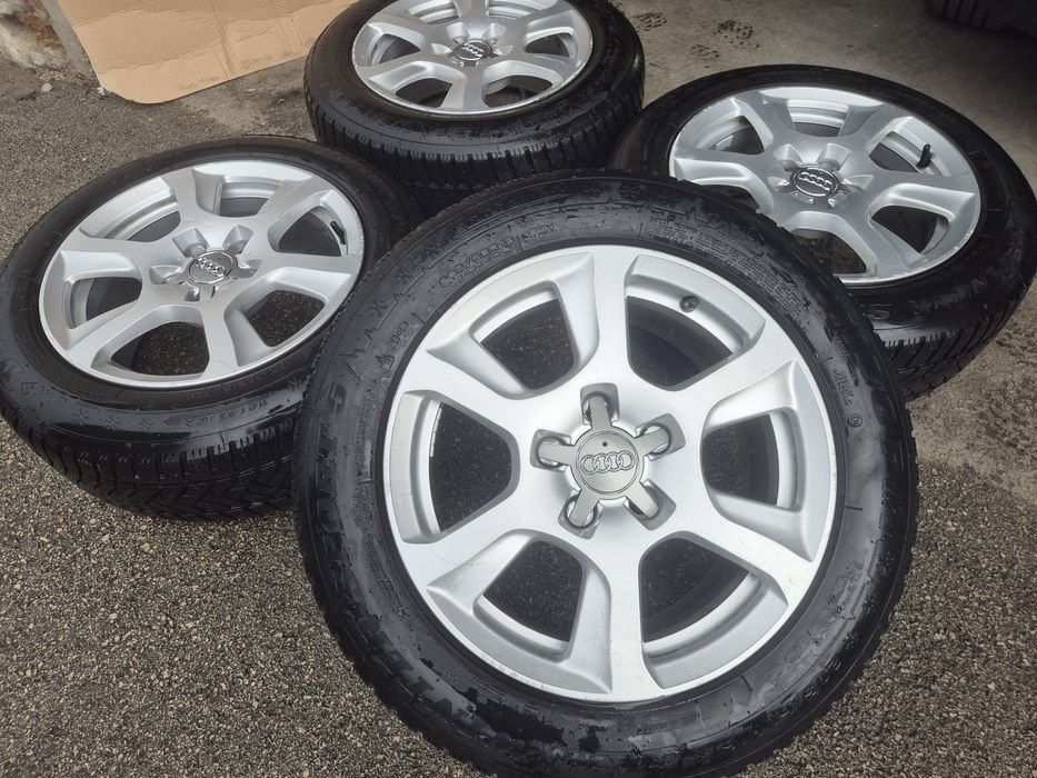 5х112/16 с гуми Ауди А3 А4 Q3 Q5 5x112/16 Audi VW Skoda Seat