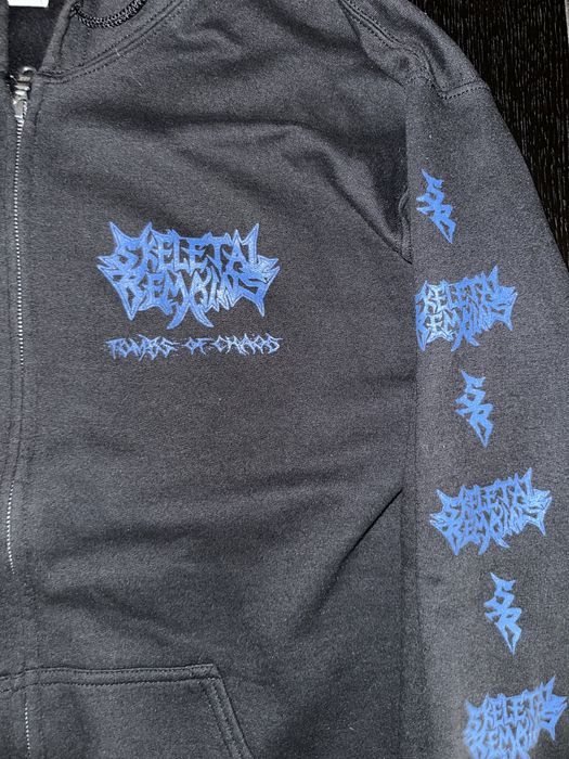 Skeletal Remains Tombs Of Chaos Zip Up Hoodie