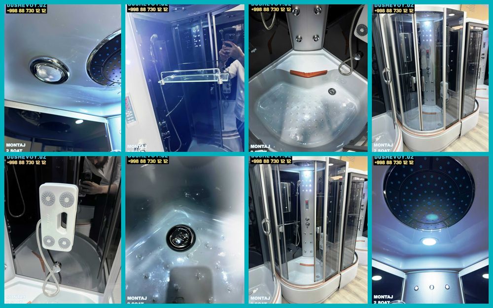 Dush Kabinа Jizzax Dushevoy Kabina Душевая Кабина Жиззах монтаж 3107
