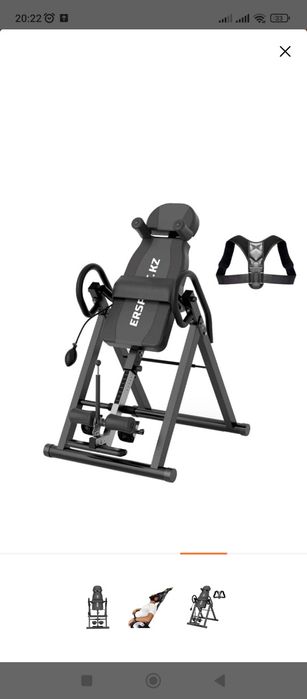 Инверсионный тренажер для лечения грыжи позвоночника