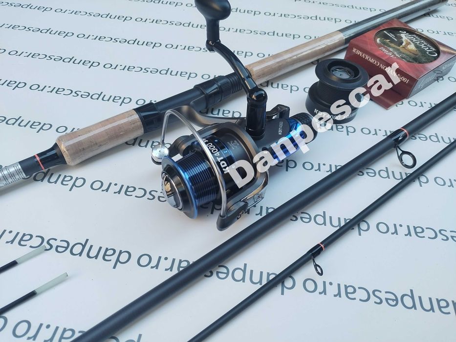 SET FEEDER Lanseta HARRIER 3,60m 120gr+Mulineta Saimino KDT4000+ fir