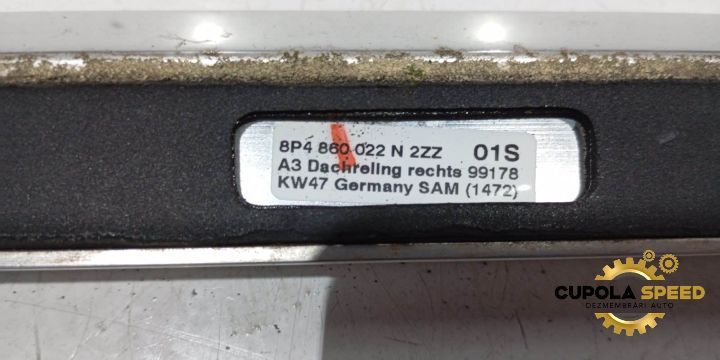 Bare longitudinale cromate 8P4860022N Audi A3 8P/8PA [2th facelift] [