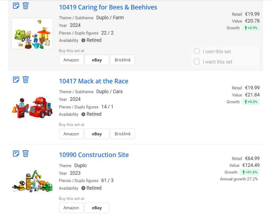 Lego Duplo - 12kg - 13 seturi