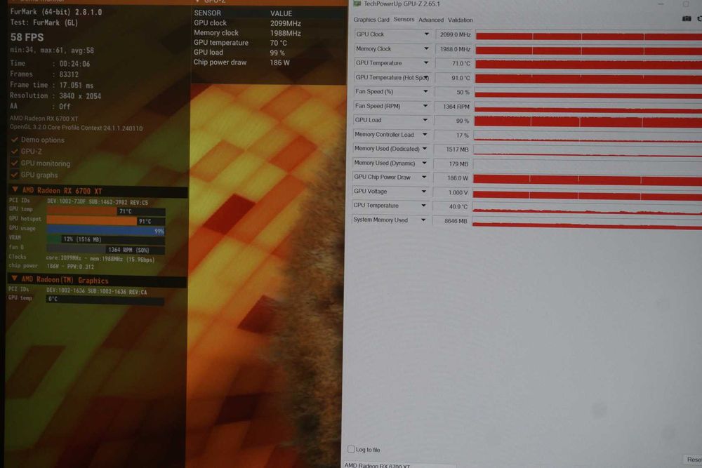 GPU RX 6700 XT 12GB MSI MECH AMD Radeon Videocard / Вкл.ДДС