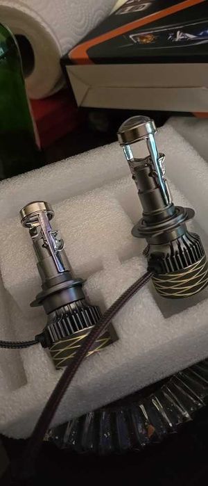 170W Високосилови N9 H7 лед крушки с  Лупи Лупи H7 led