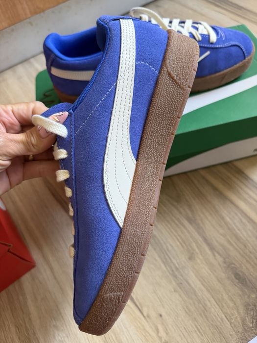 Оригинални ново сини кожени кецове Puma ! 41 н