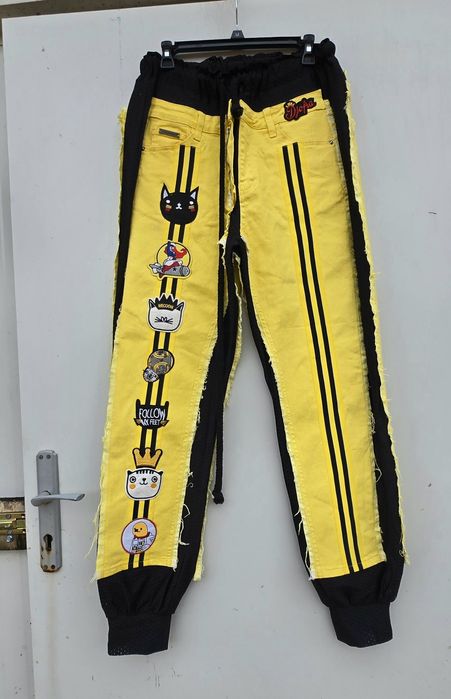 Djofra уникални дамски дънки Универсален размер