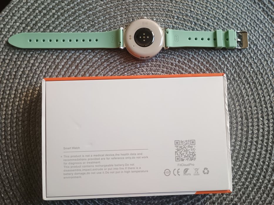 Елегантен дамски смарт часовник със сензорен екран 1.27"