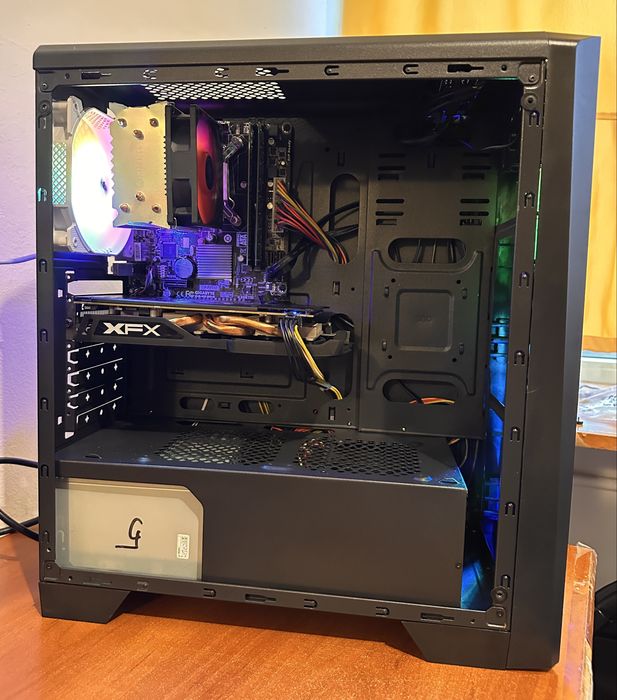 PC Calculator Gaming I7 4790 16GB RAM Placa Video RX 480 8GB  SSD 2TB
