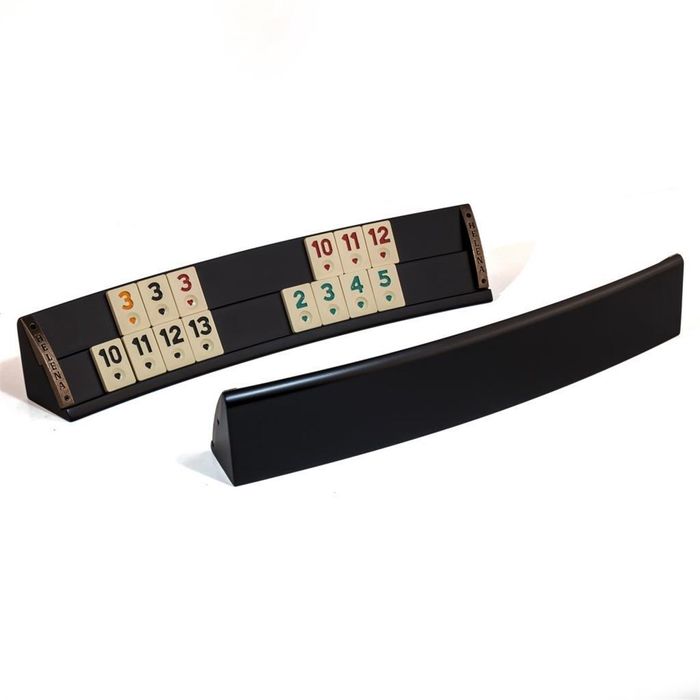 Joc de remi, rummy, remy. CADOU perfect Semirotund, lemn masiv 2639BLK