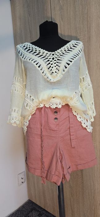 Pantaloni in Esmara 42 + bluza vară S-L boho | set lejer