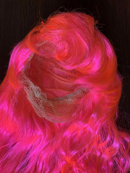 Peruca roz pt petreceri