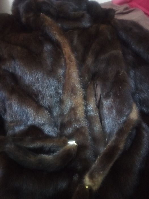 Норковый шуба .натуральный