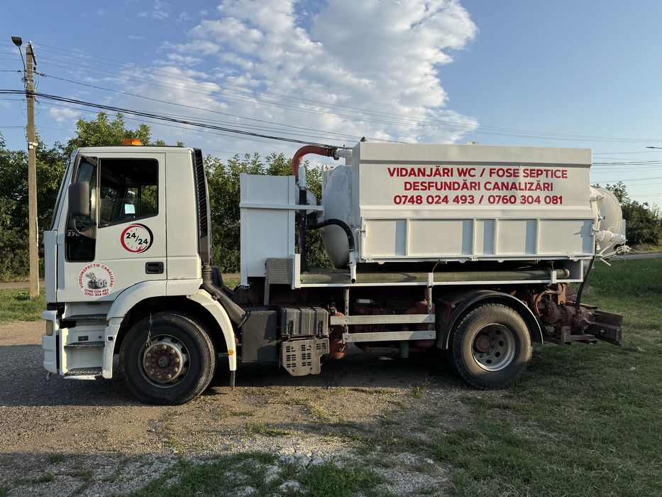 Servicii VIDANJARE si IGENIZARE canalizare in JUD Vrancea