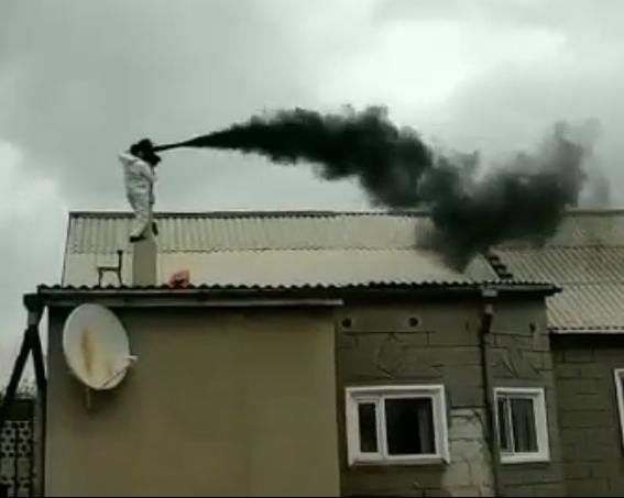 Чистка печных колодцев и труб с помощью