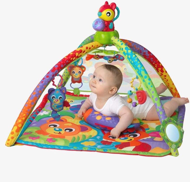 Активна гимнастика със светлини, звуци и протектор Playgro