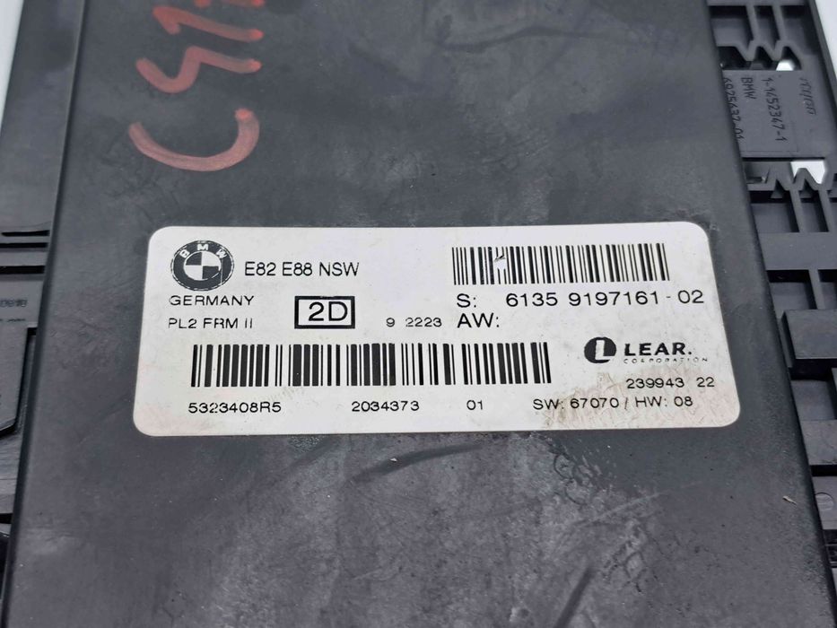 Modul confort Bmw 1 cabriolet (E88) [Fabr 2008-2013] 9197161-02