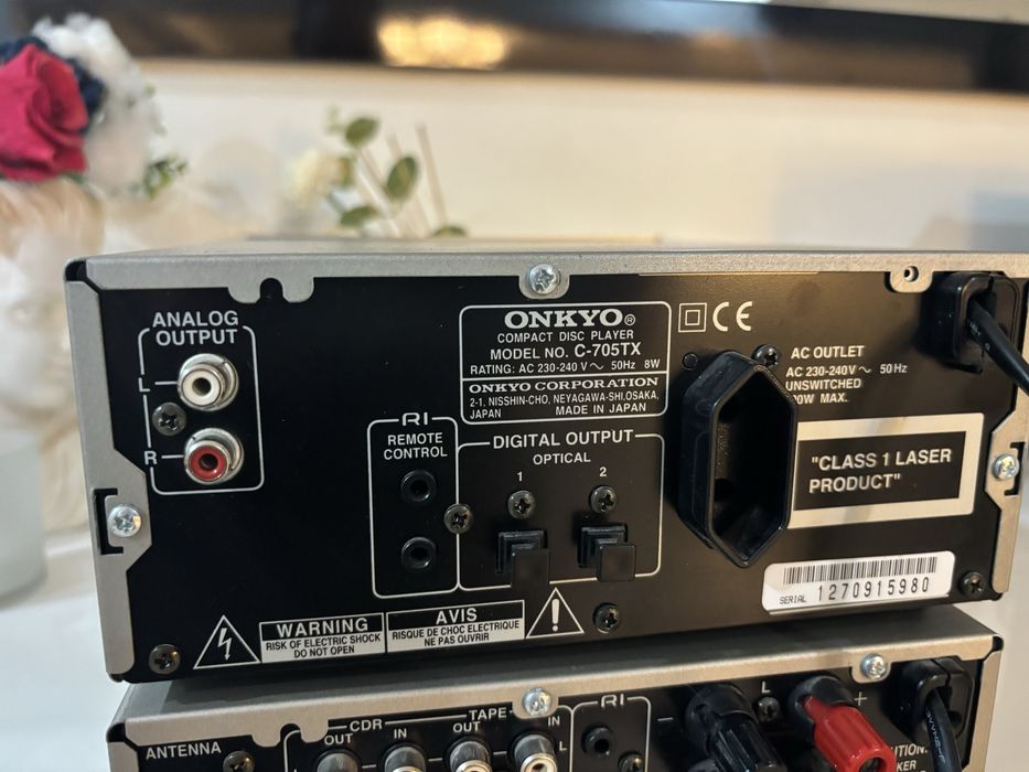 Onkyo R-805TX si Onkyo C-705TX made in Japan