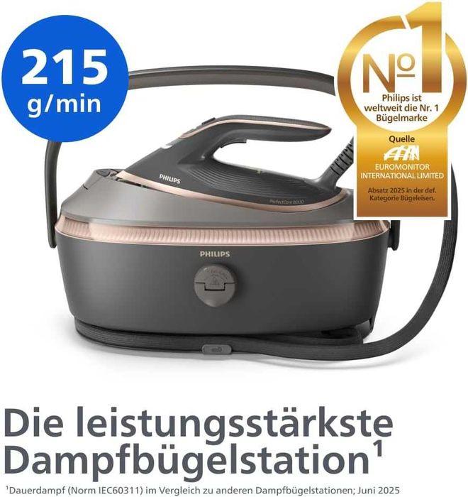 Парогенератор Philips PerfectCare 8000 PSG8200/80, 9 bar