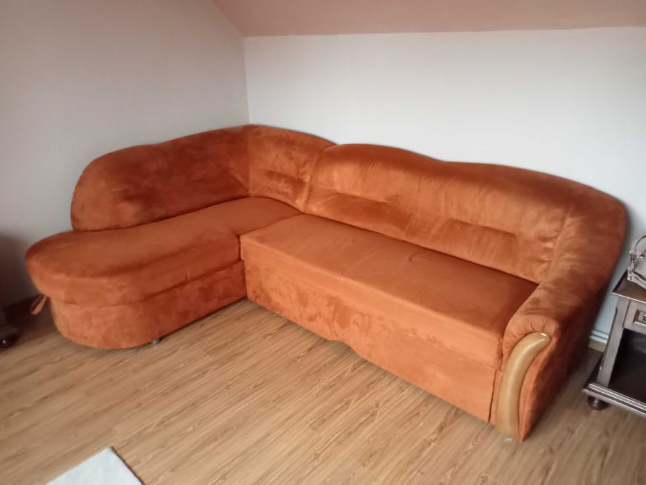 Coltar extensibil-material alcantara-ca nou