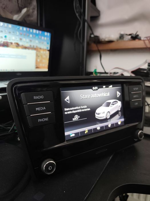 Radio Original Skoda Octavia 3 FL MIB2 SmartLink Android Auto Apple CarPlay Bluetooth 5E0035871D