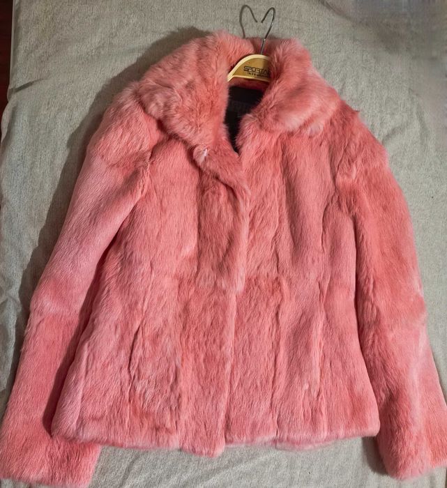 Палто естествен косъм 38рр