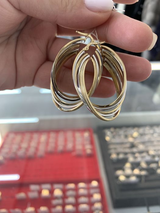 Золото серьги  г.Астана