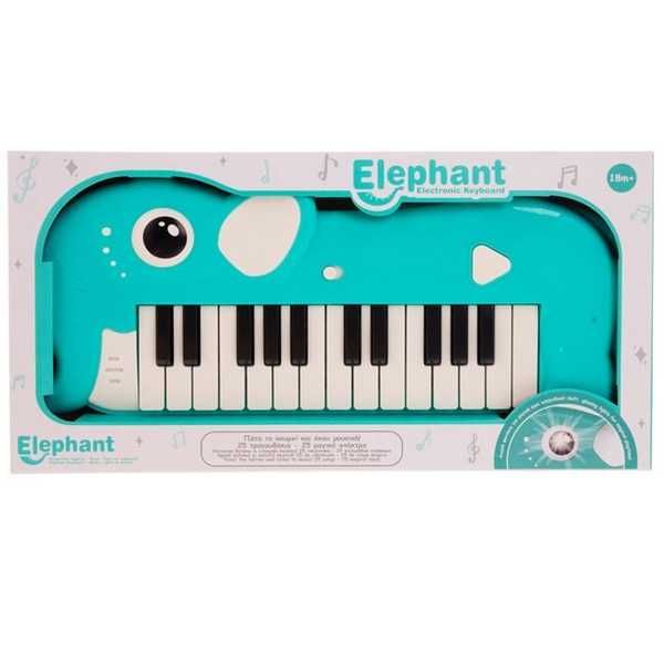 Детска йоника Слонче, Със светлини, звуци и 25 песнички, Зелен