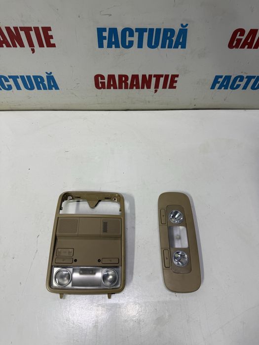 Plafoniera lampa lumini plafon fata spate Passat B6 Bej Galbena