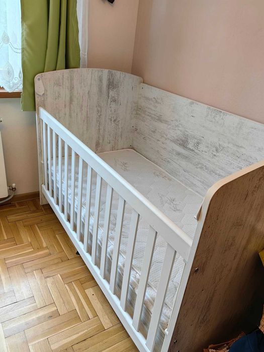 Детско легло Тони БГ 70/140см подв. решетка антик