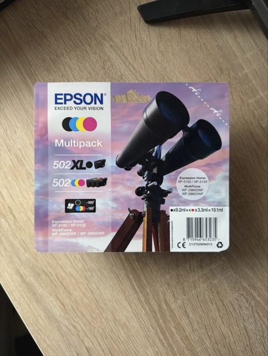 Cartuș Epson 502XL Black + Epson 502 Color