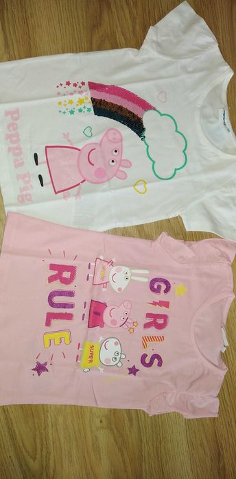 Нови детски дрешки  с герои Ана и Елза, Пепа, Скай и др.