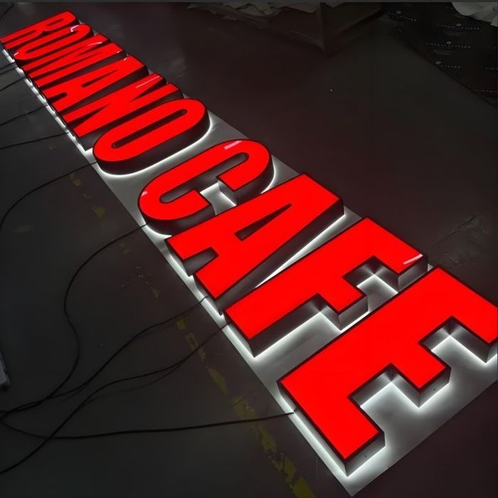Tashqi reklama Bukva Banner Neon Tumanka Orakal
