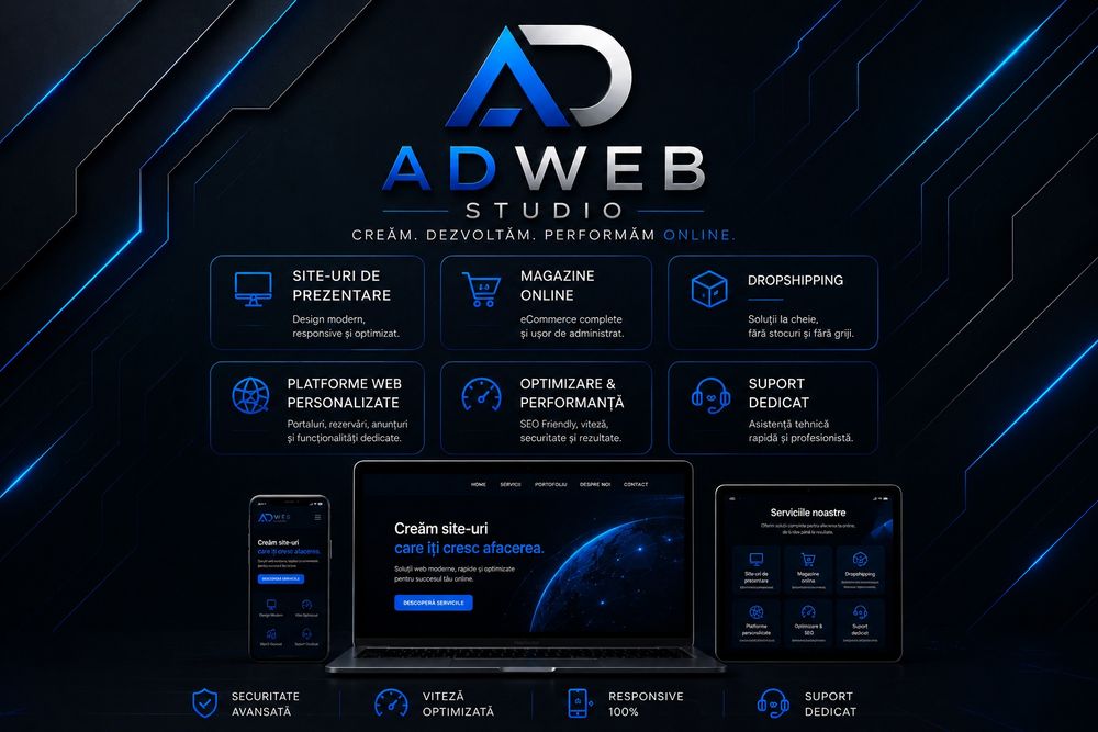 Creare Website Profesional | Magazine Online | Site-uri de Prezentare