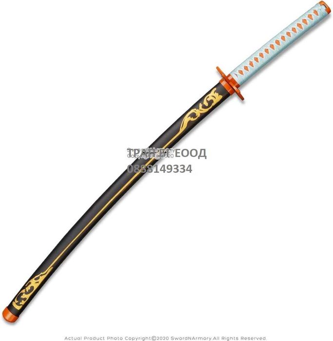 Катана Меч СТОМАНА Katana Manga Sword Demon Slayer Shinobu Kocho 74 см