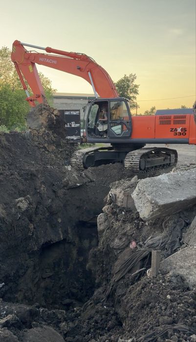 Услуги экскаватора хитачи 330
