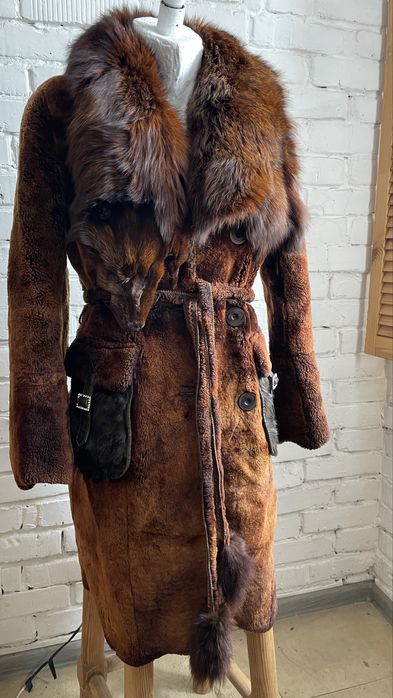 Шуба натуральная -мутон 44-46