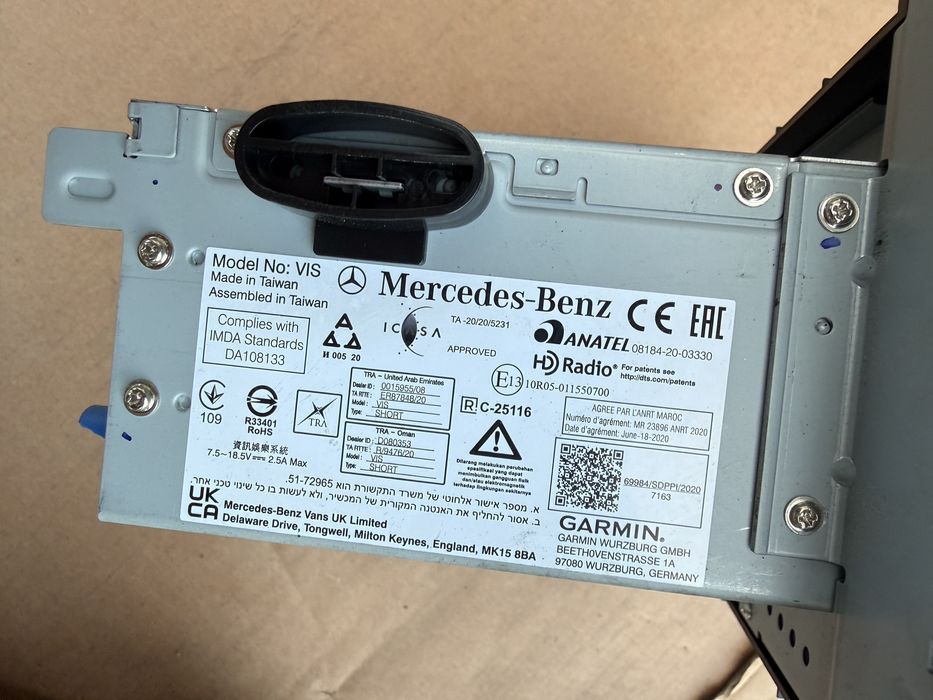 Навигация Mercedes Vito W447