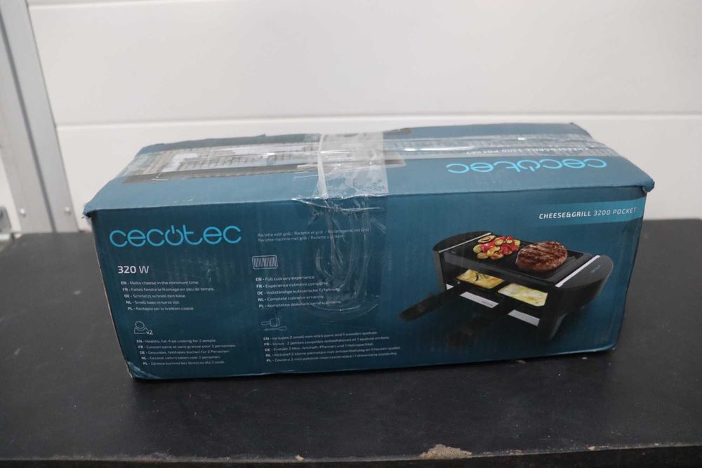 Cecotec Raclette Cheese&Grill 3200 Pocket ел. скара за 2ма, 320W