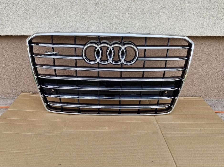 Grila centrala Audi A8 D4 facelift 2014-2017