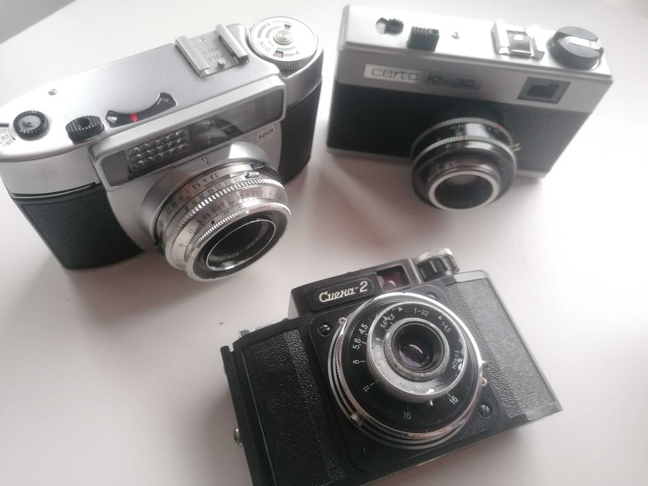 Aparate foto vechi Smena 2, Certo si Adox