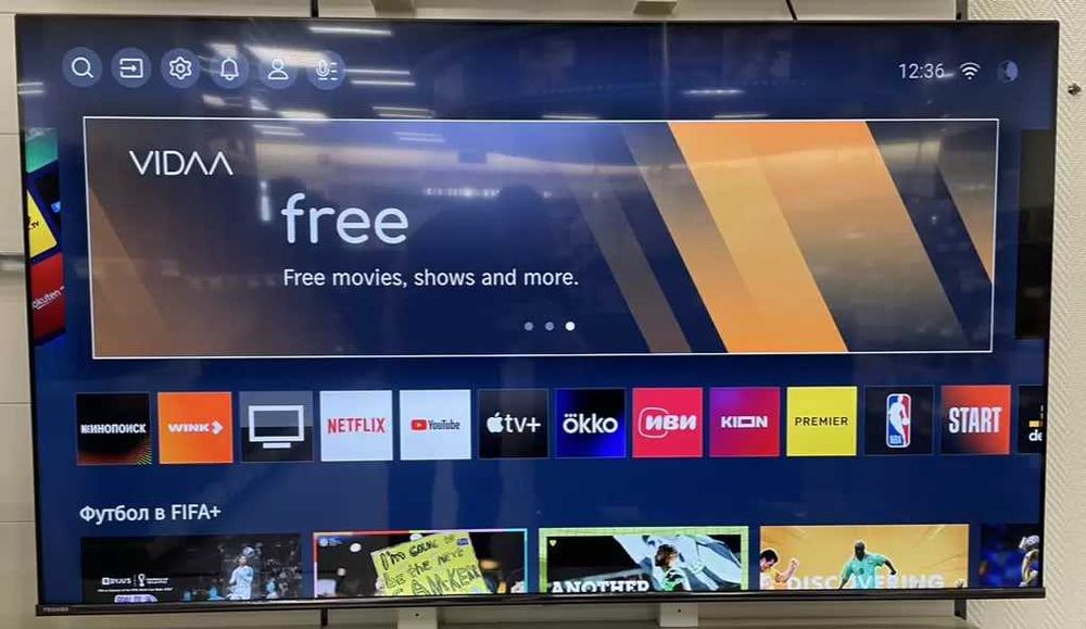 Телевизор TOSHIBA 4K UHD Smart TV VIDAA, доставка БЕСПЛАТНО