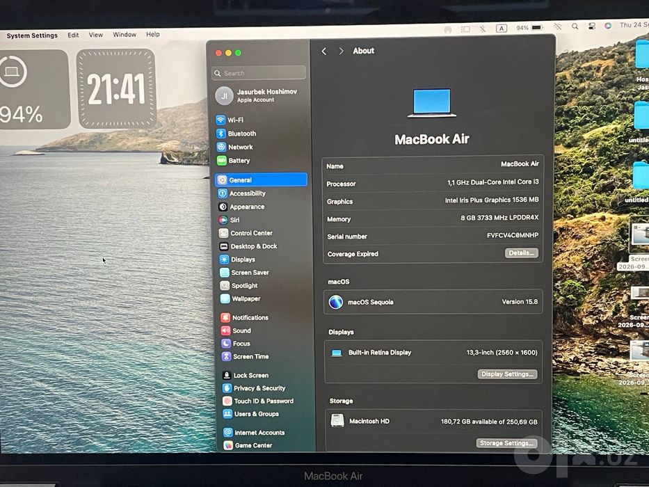 Macbook Air 2020