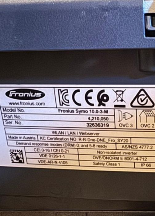 Fronius trifazat symo 10 kw